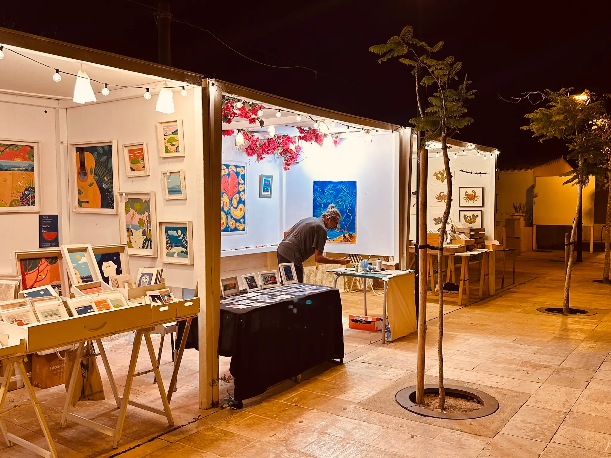 Artisan market in Sant Ferran de Ses Roques, Formentera